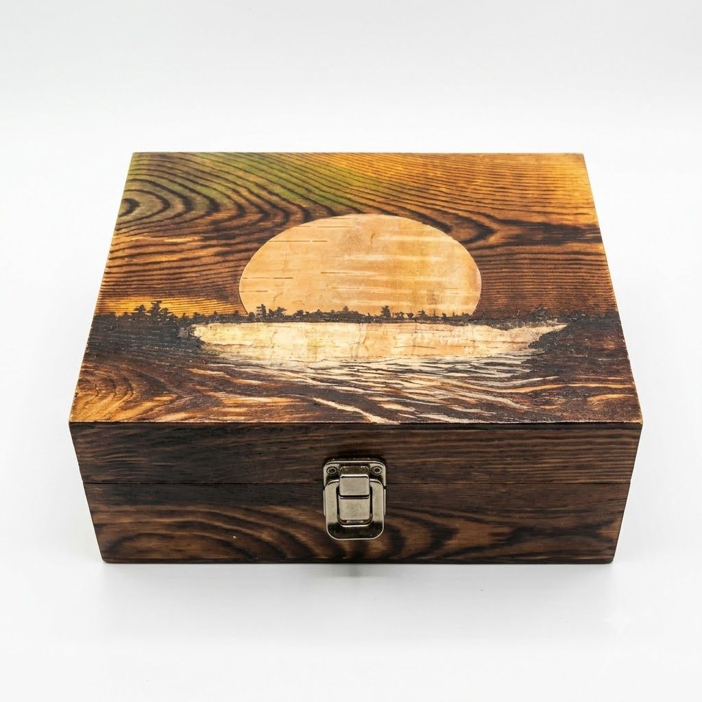 Linda A. Helin Full Moon Box O/C