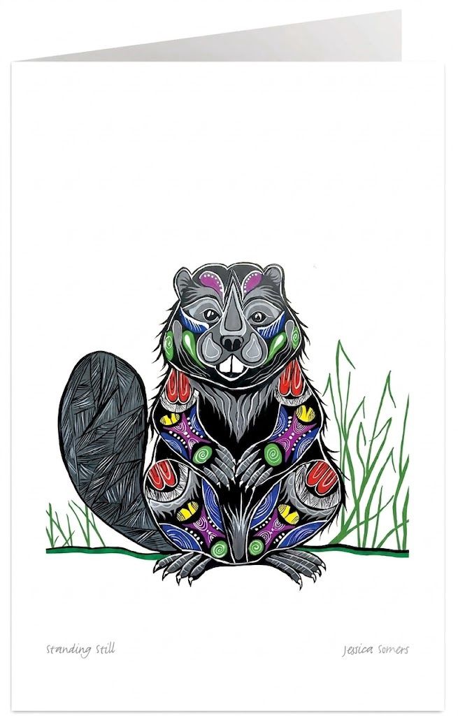 Indigenous Collection Assorted Art Card, Design: Standing Still