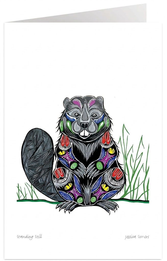 Indigenous Collection Assorted Art Card, Design: Standing Still