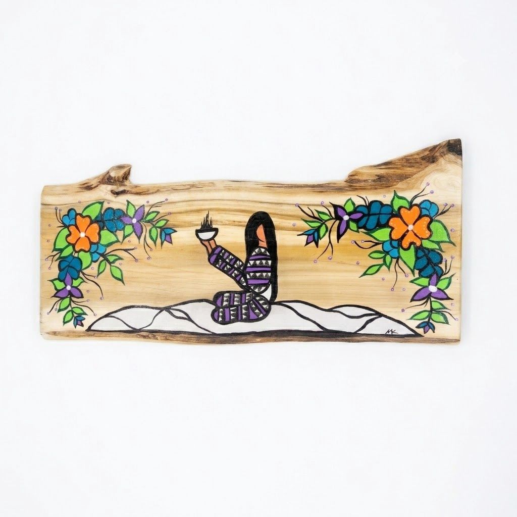 Live Edge Painting Woman