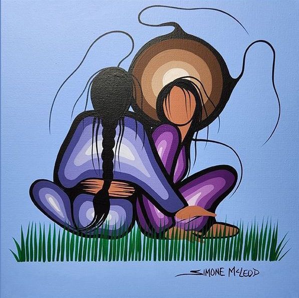 Simone McLeod Art Print - Here for You