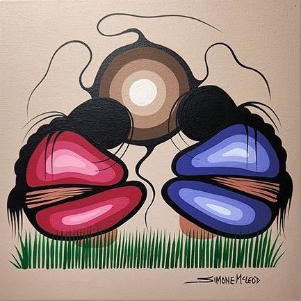 Simone McLeod Art Print -Working Together
