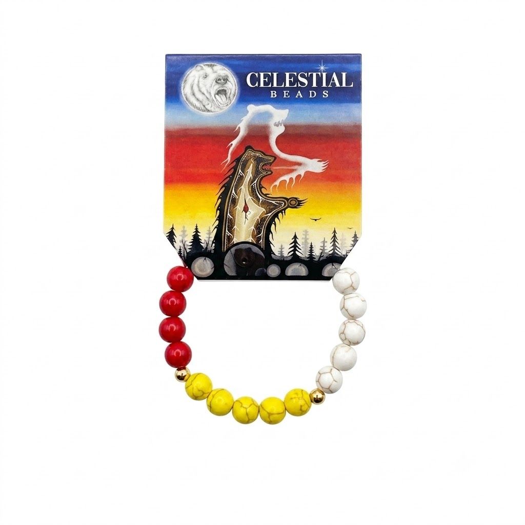 Assorted Bead Bracelets, Design: 4 Colors