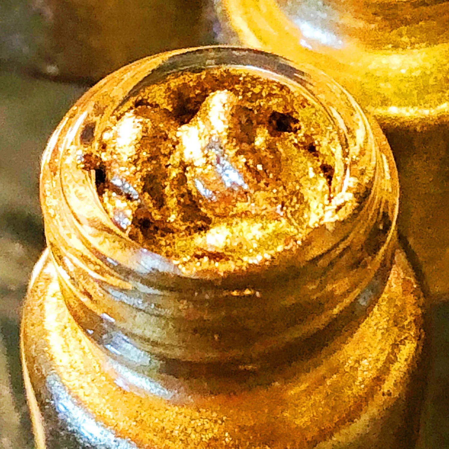 Beam Paints- Tiny Glass Jars of Color Tiny Gold