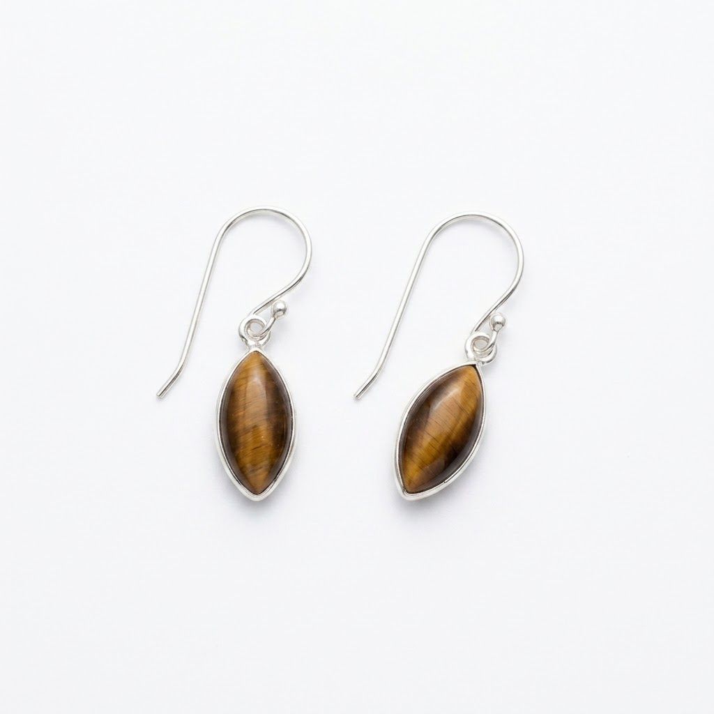 Tigers Eye Earring