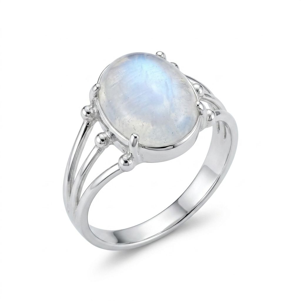 Sterling Silver Moonstone Rings