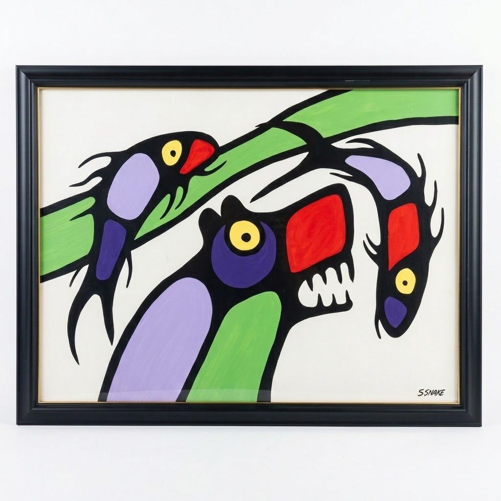 Stephen Snake- Framed Original Artwork