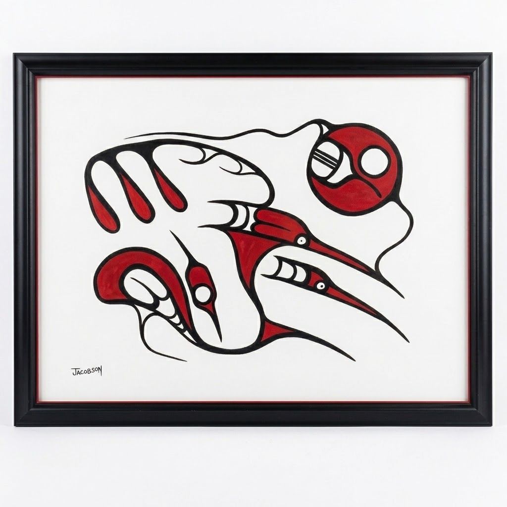 Mark Anthony Jacobson- Untitled Framed Original Artwork