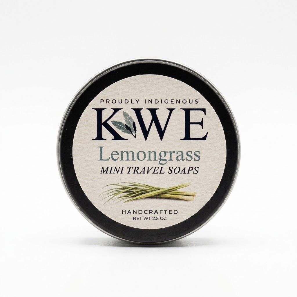 Mini Soap Travel Tins- Lemongrass