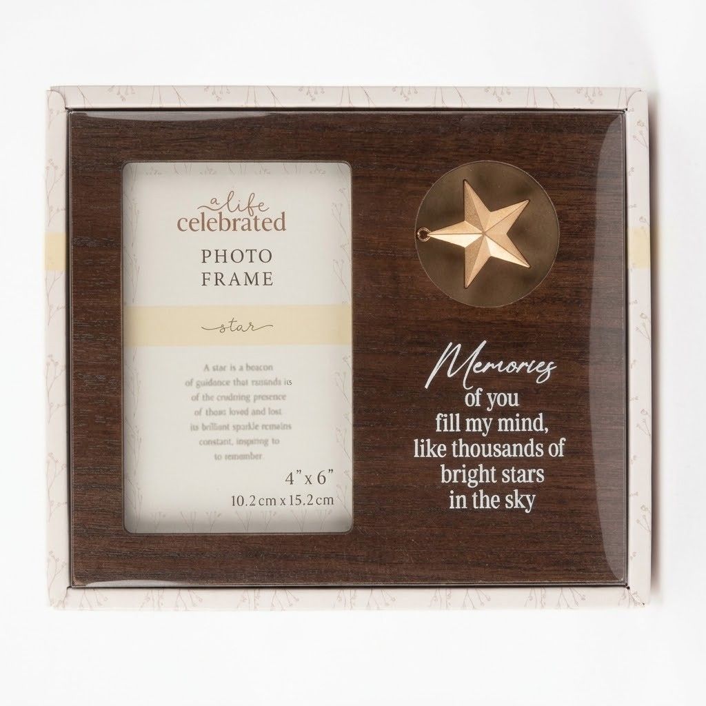 Assorted Memorial Wooden Photo Frame