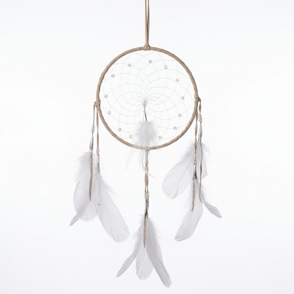 7" Assorted Dreamcatchers, Design: Clear