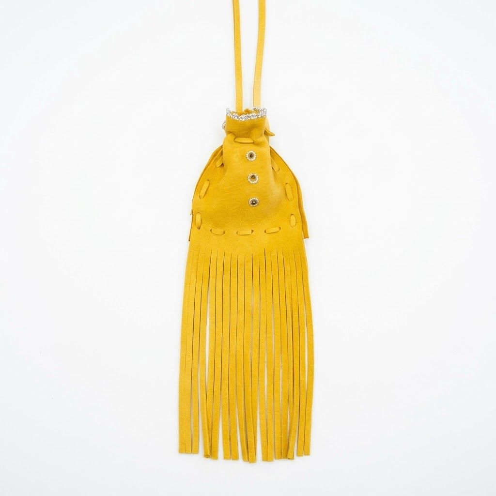 Beaded Detailing Medicine Pouch