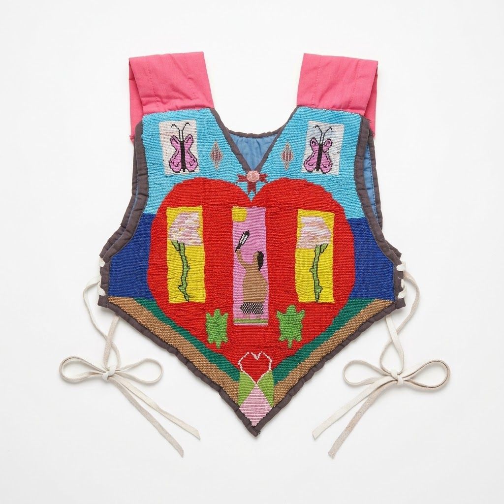 Beaded Vest O/C