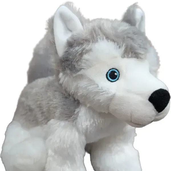 12" Maplefoot Grey Husky Plush