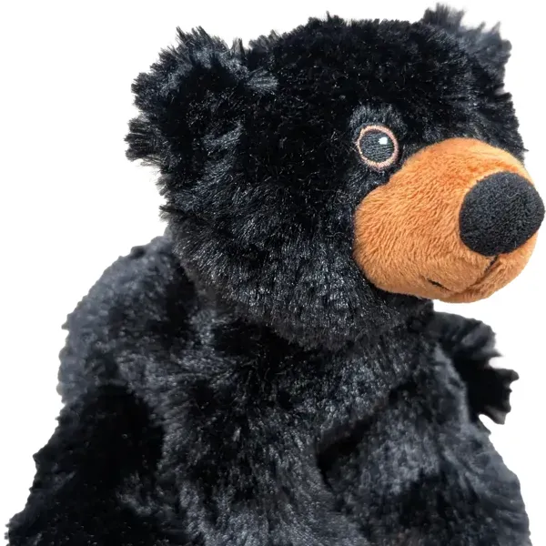7" Floppyfoot Black Bear Plush