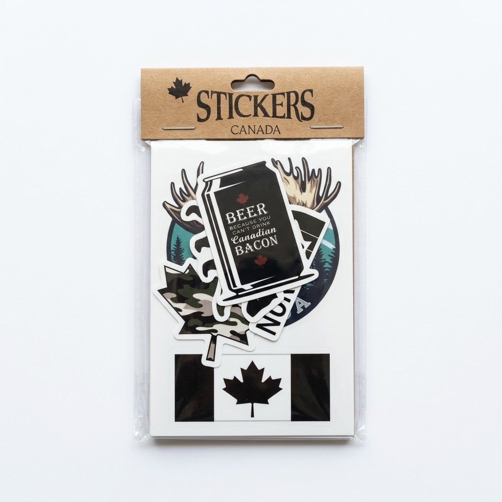 Assorted Canadian Sticker Packs