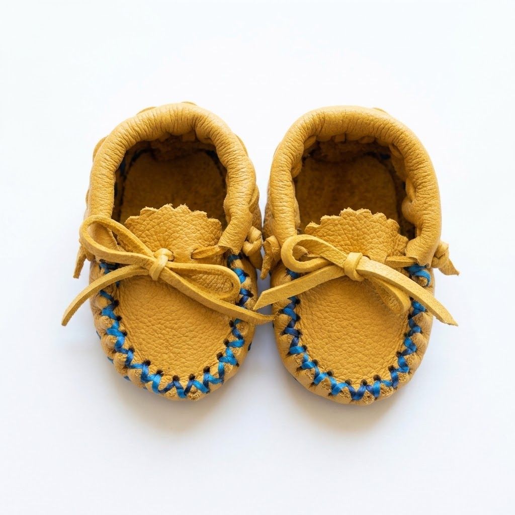 Handmade Infant Moccasin- Size 00