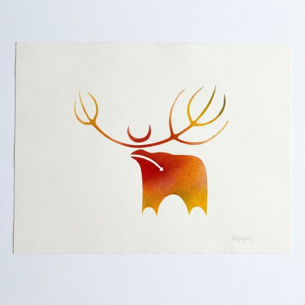 Simon Brascoupe Original Artwork- Frameless, Design: SB #1