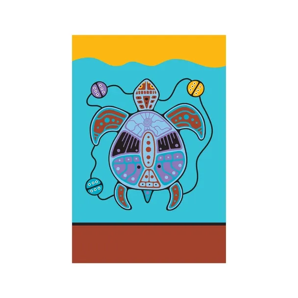 Assorted Art Postcard, Design: Turtle- Jason Adair