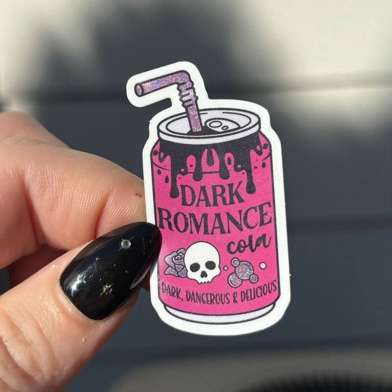 Bookish Soda Trope Sticker - Dark Romance Cola
