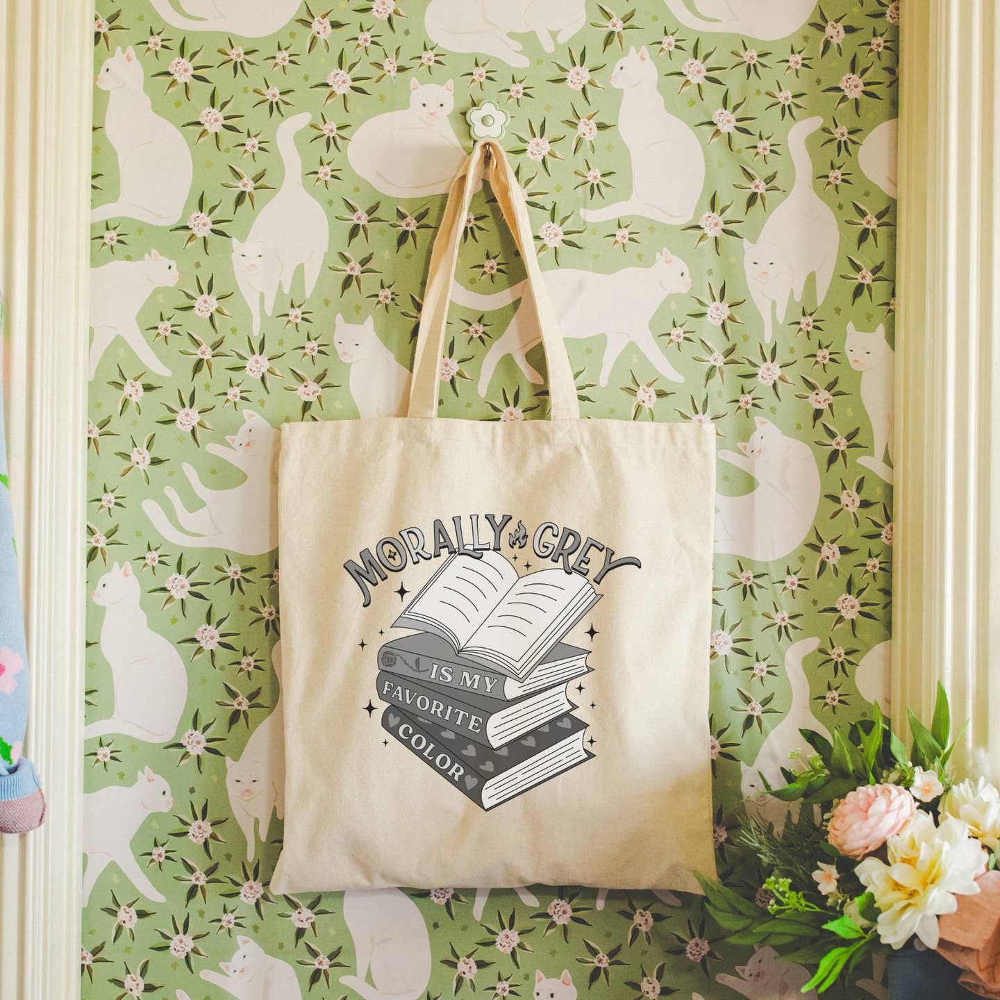 Morally Grey Tote Bag