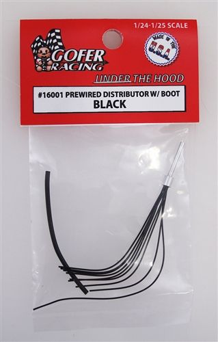 Gofer Racing 1/24 Prewired Distributor with Boot Black
