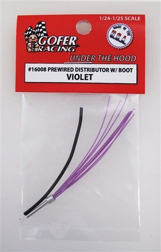 Gofer Racing 1/24 Prewired Distributor with Boot Violet