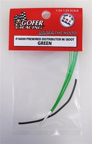 Gofer Racing 1/24 Prewired Distributor with Boot Green