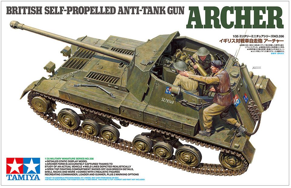 Tamiya 1/35 Archer British Self-Propelled Anti-Tank Gun