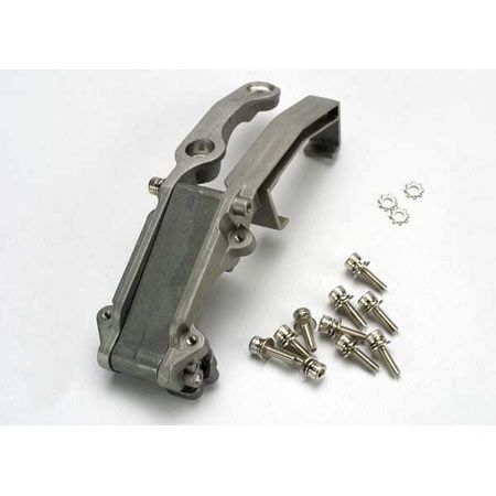 Traxxas Engine mount (complete assembly)/ 3x28mm CS with washers (2)/ 3x10 CS with washers (10), ELW 3x6.5x.45 (3)