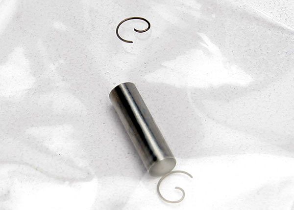 Traxxas Wrist pin (1), Wrist Pin Clips(2) (TRX 3.3)