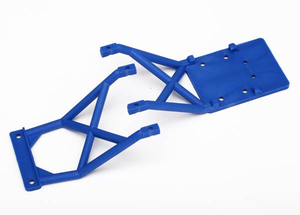 Traxxas (SP) Skid Plates, Front &amp; Rear (Blue)