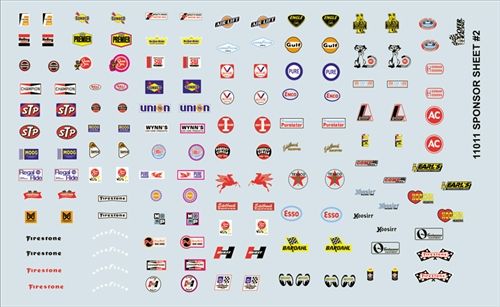 Gofer Racing 1/24 Sponsor Sheet No 2