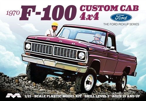 Moebius 1/25 1970 Ford F-100 Custom Cab 4x4