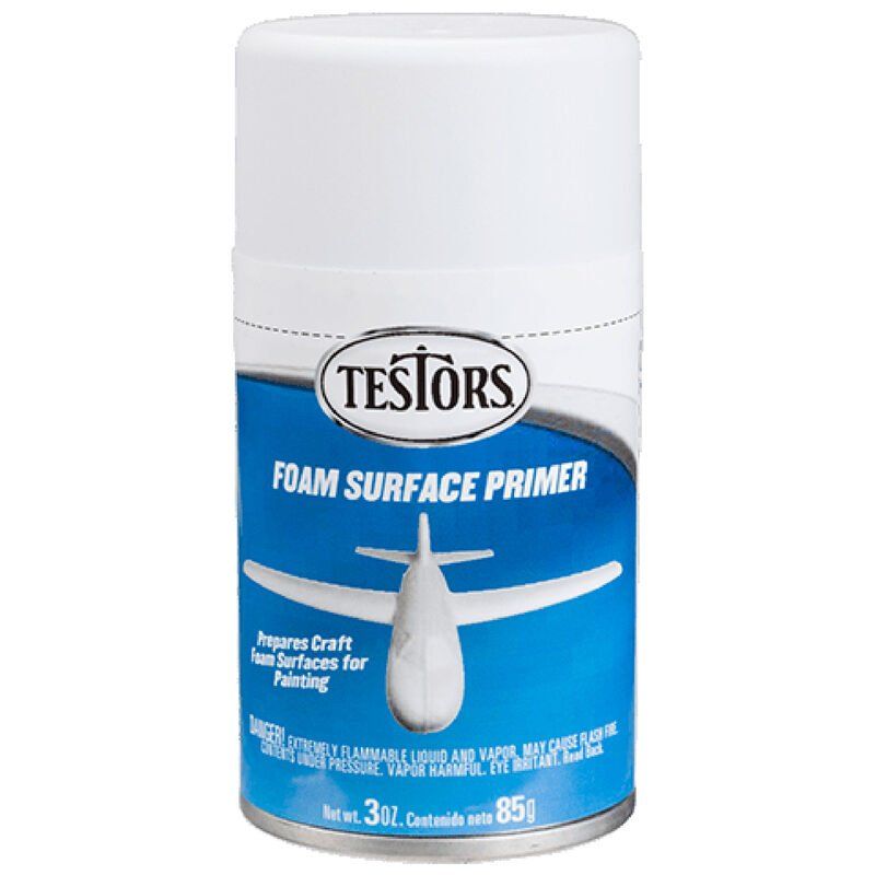 Testors Foam Primer Enamel Spray 3oz