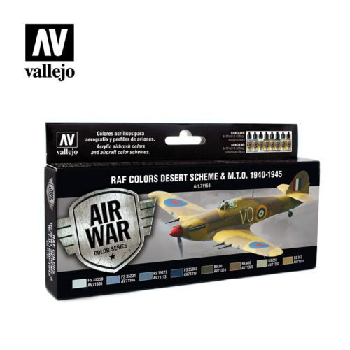 Vallejo WWII RAF Desert Acrylic Color Set