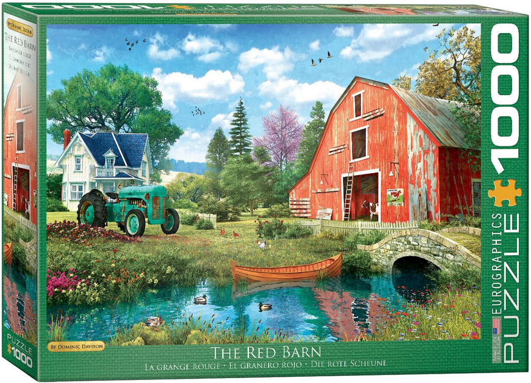 Eurographics The Red Barn by D Davison 1000 piece