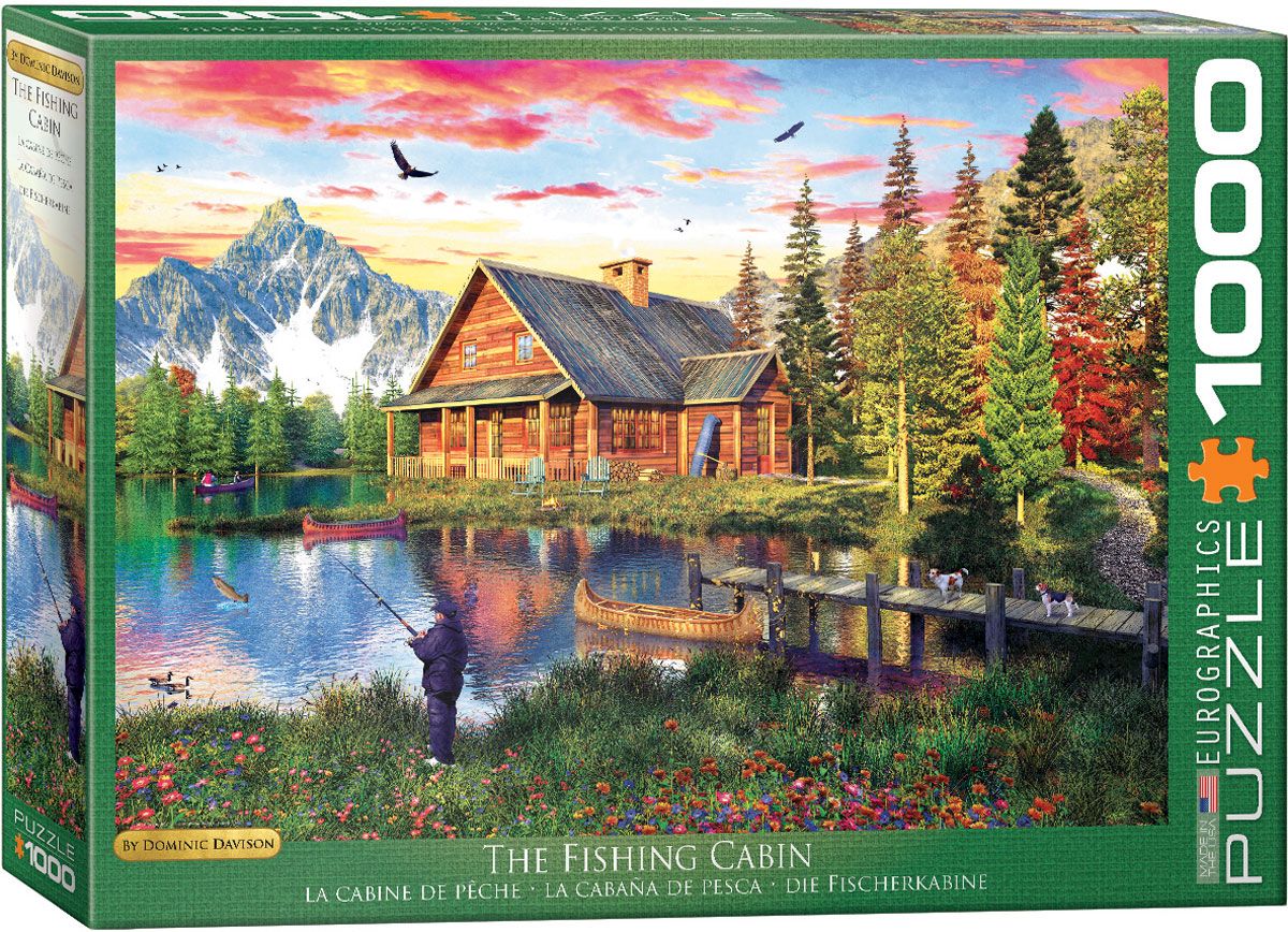 Eurographics The Fishing Cottage by Davison 1000 piece