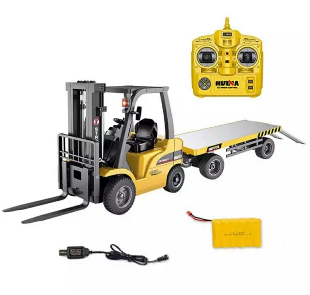 Huina 1/10 10Ch RC Forklift Trailer Set