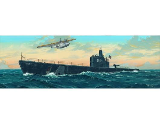 Trumpeter 1/144 USS GATO SS-212 1941 Submarine