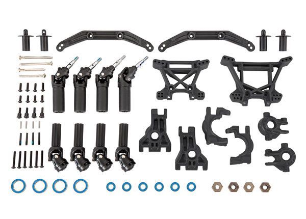 Traxxas Outer Driveline &amp; Suspension Upgrade Kit, black