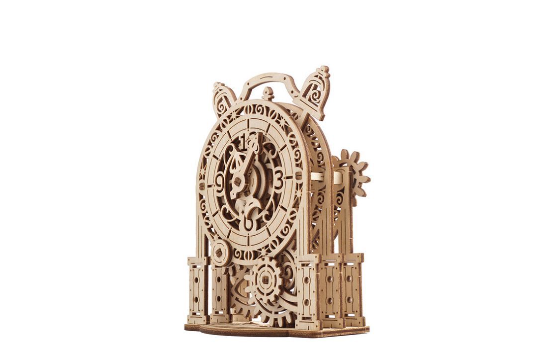 UGears 3D Wooden Puzzle Vintage Alarm Clock 43 piece