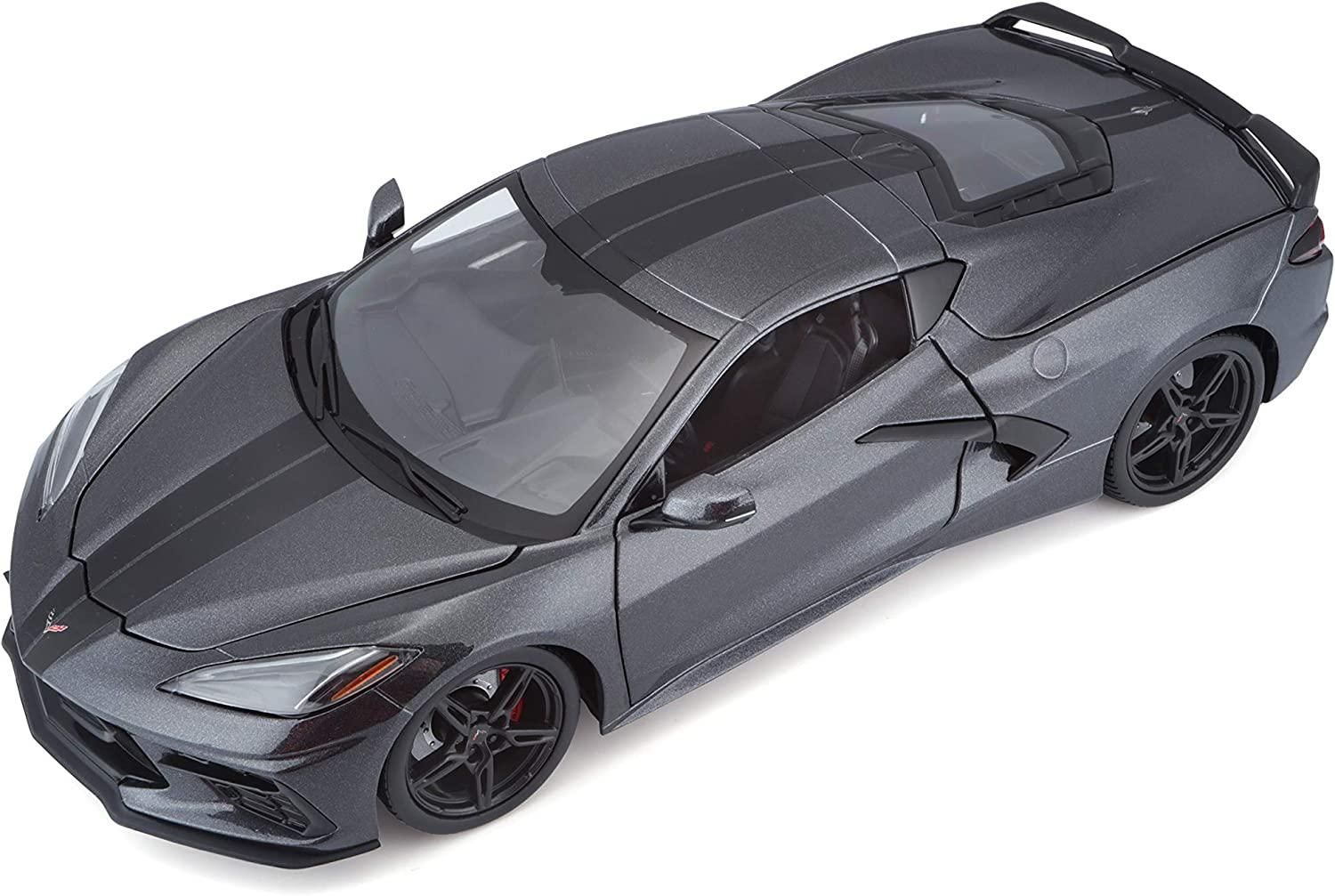 Maisto 1/18 2020 Chevrolet Corvette Stingray Coupe Metallic Grey