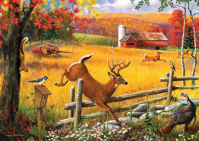 Cobble Hill The Big Leap 35 piece Tray Puzzle