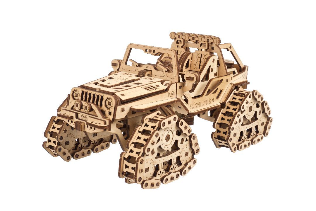 UGears 3D Wooden Puzzle Tracked Off-Road Vehicle 423 piece