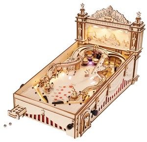 Robotime ROKR 3D Wooden Puzzle Circus Pinball Machine 482 piece