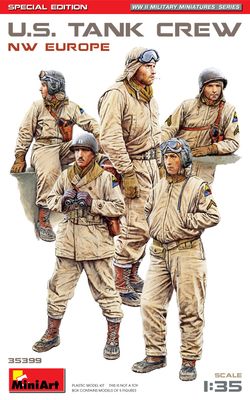 Miniart 1/35 U.S. Tank Crew ( NW Europe). Special Edition