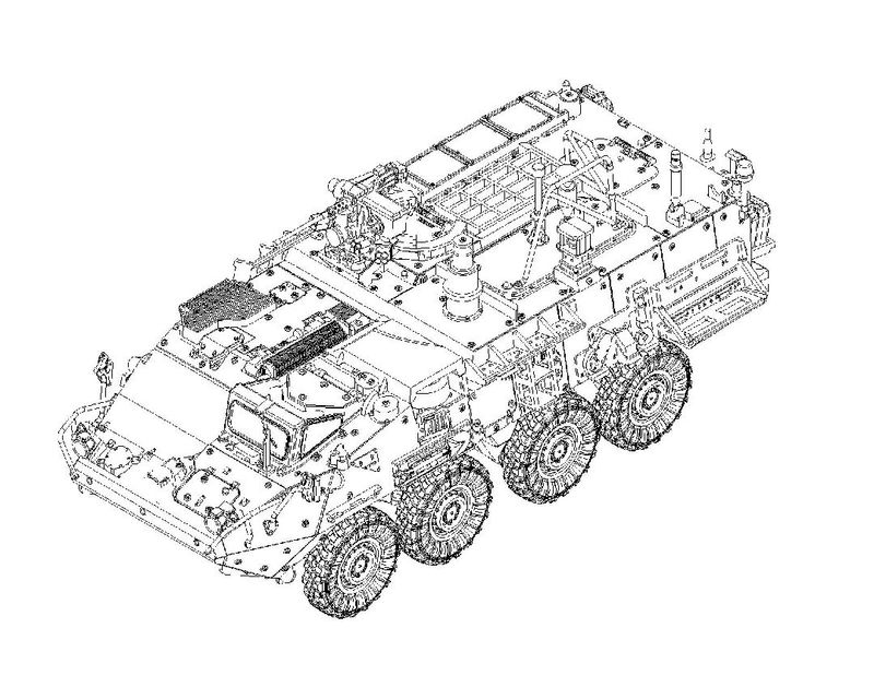 Styker Nbc Trumpeter 1/72 M1135 Stryker NBC RV