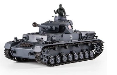 Heng Long 1/16 German Panzer IV F2 Type RC Tank V7