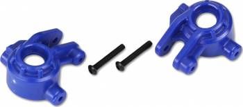 Traxxas Steering Blocks Extreme Heavy Duty Blue (Left &amp; Right)